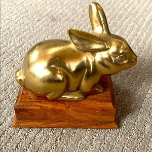 Beautiful brass bunny